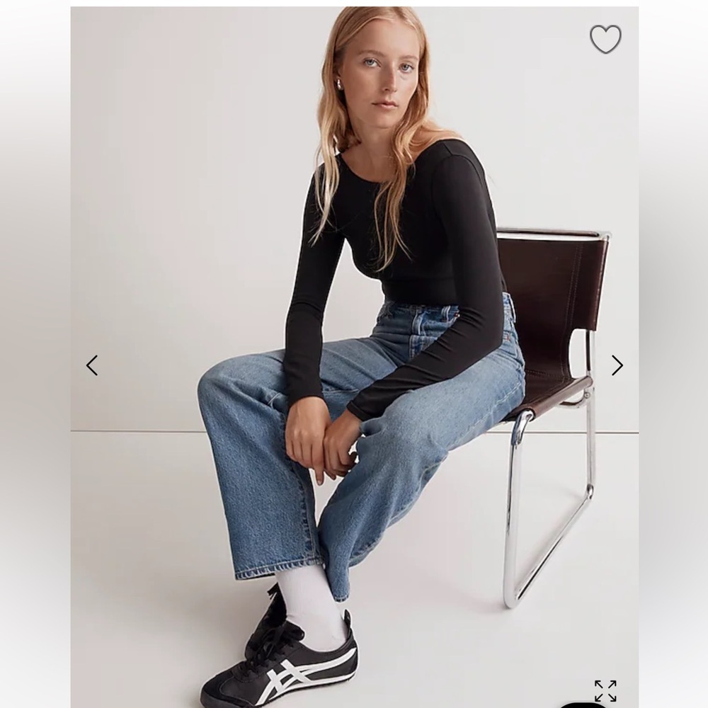 MADEWELL Baggy Straight high waisted jeans